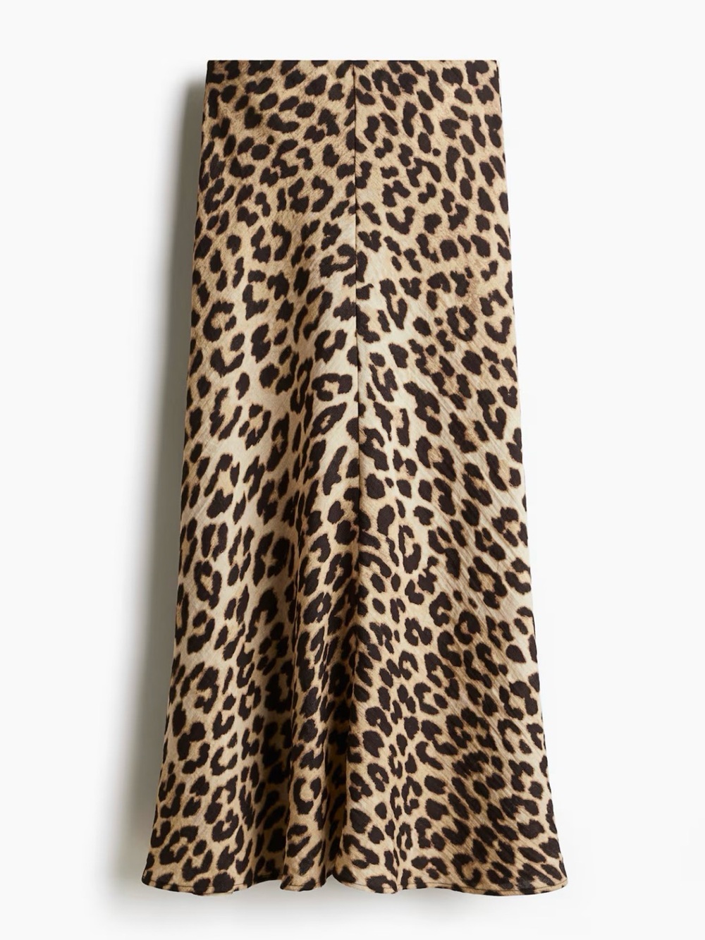 H&M leopard slip skirt